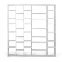 Bibliotecă albă 216x224 cm Valsa – TemaHome
