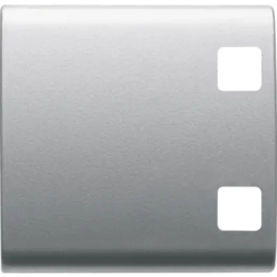 Tasta buton pentru PUSH-BUTTON PANEL - se completeaza cu 2 lentila - 2 module - TITANIUM - CHORUS