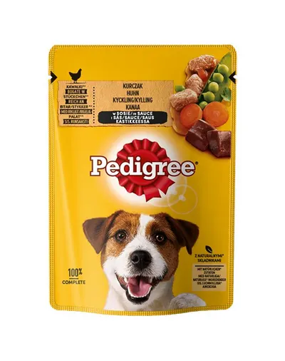 PEDIGREE Adult plic 100g hrana umeda pentru caini adulti bucati de pui si legume in sos