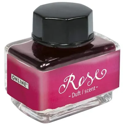 Cerneală parfumată Online - Rose, roz, 15 ml
