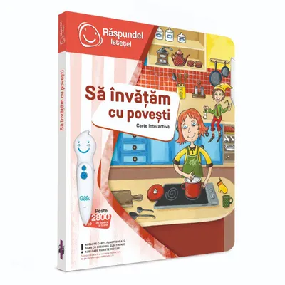 Carte interactiva, Raspundel Istetel, Invatam cu povesti