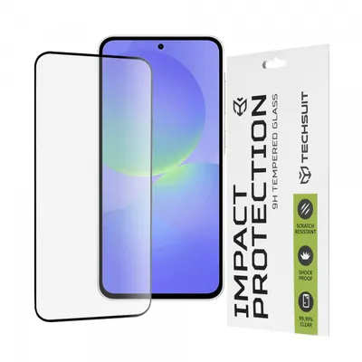 Folie de protectie Ecran Techsuit pentru Samsung Galaxy A56 A566 / A36 A366, Sticla Securizata, Full Glue, 111D, Neagra