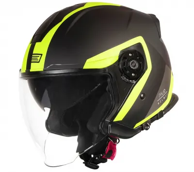 Casca moto semi-integrala, Origine Palio 2.0 Techy, culoare negru galben, marime XL