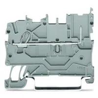 1-conductor/1-pin carrier terminal block; for DIN-rail 35 x 15 and 35 x 7.5; Push-in CAGE CLAMP®; 1,00 mm²; blue