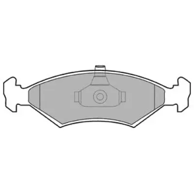 Set placute frana, frana disc DELPHI LP1604
