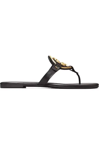 Papuci dama - Piele Negru - Negru