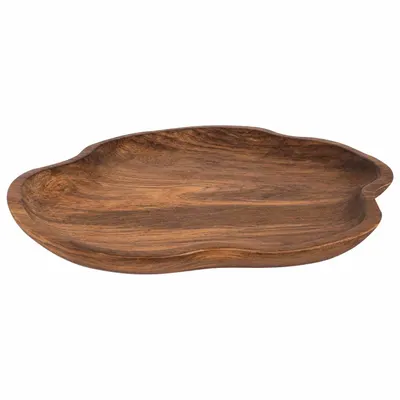 vidaXL Fructieră JEPARA Maro Teak Ø 50 cm Lemn solid de tec