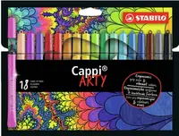 Pixuri marcatoare Stabilo Arty - Cappi, 18 culori