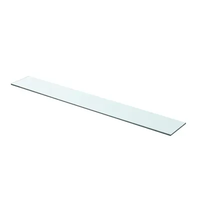 vidaXL Raft din sticlă transparentă, 90 x 12 cm