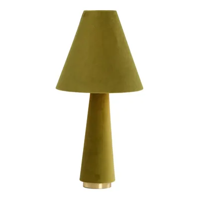 Veioză verde cu abajur textil (înălțime 61 cm) Devia – Light & Living