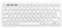 Logitech Keyboard - Pebble Keys 2 K380s, fără fir, layout SUA, alb