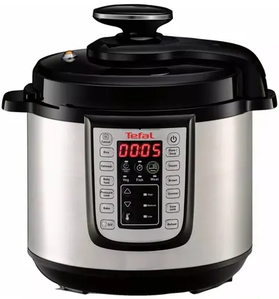 Multicooker Tefal - Fast & Delicous CY505EE0, 1200W, 25 programe, oțel inoxidabil