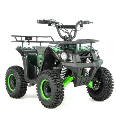 Atv electric copii XTR E-M9 800W, culoare negru verde