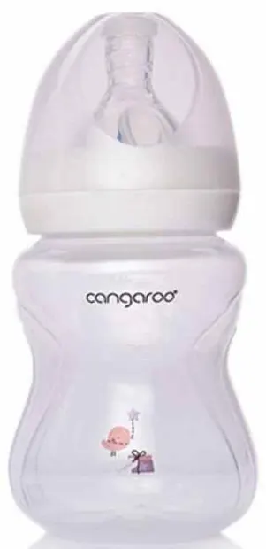 Sticla de plastic Cangaroo - Birdy Blu, 160 ml, C0562, roz
