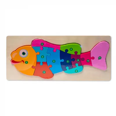 Puzzle 3D din Lemn - Pestisor - Nurio