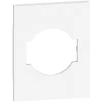 Placa 3 module adecvata pentru prize standard italian/ german Bticino Living Now KW03M3, alb