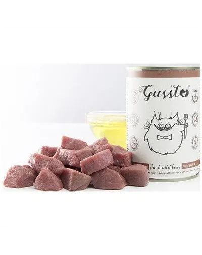 Gussto Cat Fresh Wild Boar Carne Proaspătă de Mistreţ 400 G
