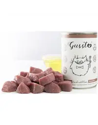Gussto Cat Fresh Wild Boar Carne Proaspătă de Mistreţ 400 G