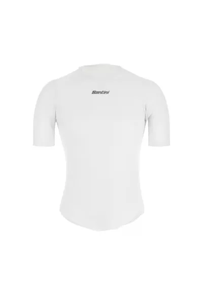 Tricou ciclism barbati Delta Baselayer - Alb