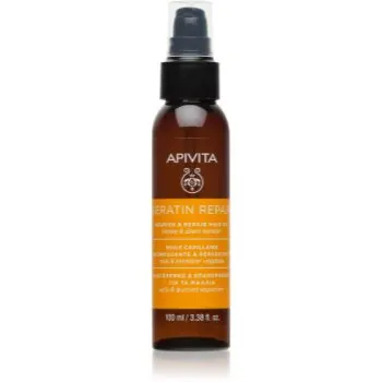 Apivita Keratin Repair Nourish Repair Hair Oil ulei pentru par pentru păr uscat și deteriorat