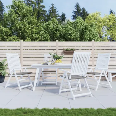 Gossi perne scaune gradina 4 buc. gri 40x40x3 cm tesatura oxford