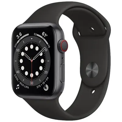 Apple Watch Series 6 2020, GPS + Cellular, Aluminium 44mm N/A Space Gray Ca nou