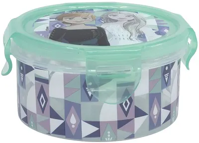Cutie rotundă pentru alimente Stor Frozen - Ice Magic, 270 ml