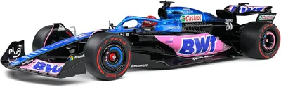 Model de colecționar SOLIDO Curse: Mașini - Alpine A523 E. Ocon Monaco GP (2023)