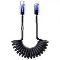 Cablu Date si Incarcare USB-C - Lightning Joyroom S-A43 Crystal, 30W, 1.5m, Negru