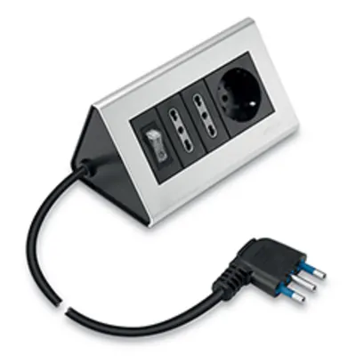 Priza multipla FOR DESKn2P+E-16A-(S17) ANTHRACITE 1x2P+E-16A-(P30) 2x2P+E-16A-(P17/11)