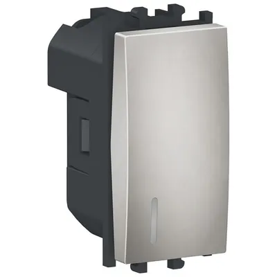 Intrerupator cap scara,indicator luminos, 1M Schneider Easy Styl LMR1404004, argintiu