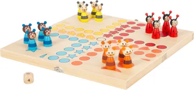 Joc din lemn Small Foot - Nu vă supărați, animale