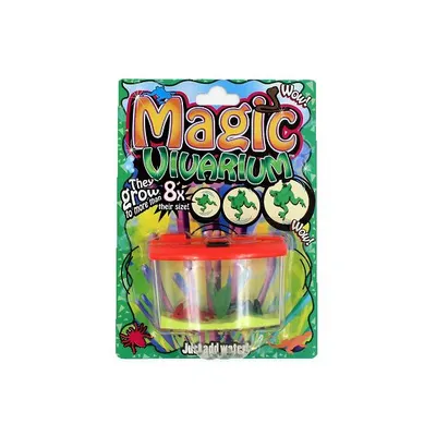 Mini acvariu rosu Magic Vivarium soparle