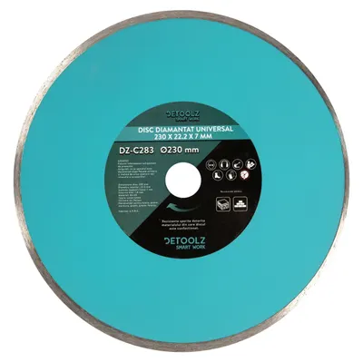 Disc diamantat universal 230x22.4x7mm