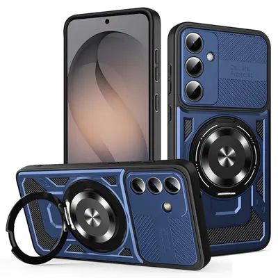 Husa pentru Samsung Galaxy S26 S942, Techsuit, RuggedCam, Albastra