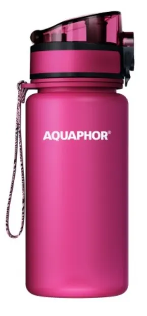 Sticlă filtrantă Aquaphor - City, 160024, 350 ml, roz