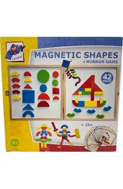 Tabla magnetica cu forme geometrice din lemn