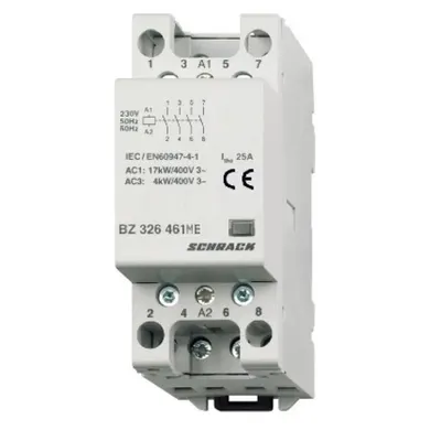 Contactor modular (2UH) 25A, 4 ND, 230V AC, seria AMPARO