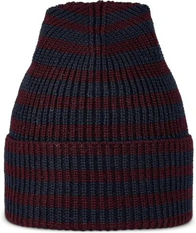 Șapcă pentru copii BUFF - Knitted Beanie Zimic Stripes, albastră
