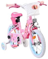 Bicicletă pentru copii cu roți ajutătoare E&L cycles - Disney Princess, 14''