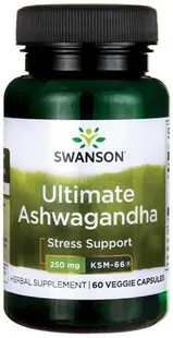 Ultimate Ashwagandha, 250 mg, 60 capsule, Swanson