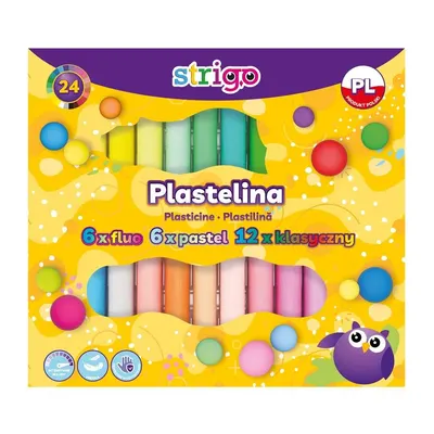 Plastilina 24 culori - Strigo