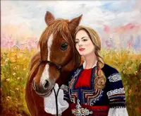 Set de pictat după numere MagicArt - Prietenie (original de Aneta Stoyanova)