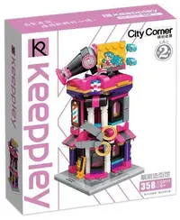 Set constructie Qman City Corner - Keeppley, Viziune frumoasa