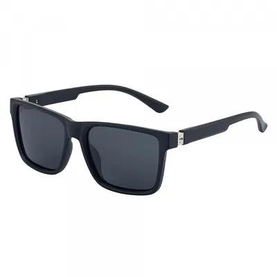 Ochelari De Soare Barbati Techsuit 8506, Polarizati, Protectie UV, Negri Mat