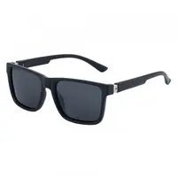 Ochelari De Soare Barbati Techsuit 8506, Polarizati, Protectie UV, Negri Mat