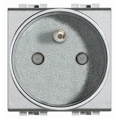 Priza 2P+T Std. FR. LiVing Light - Conexiune cu surub -Tech - 2 module