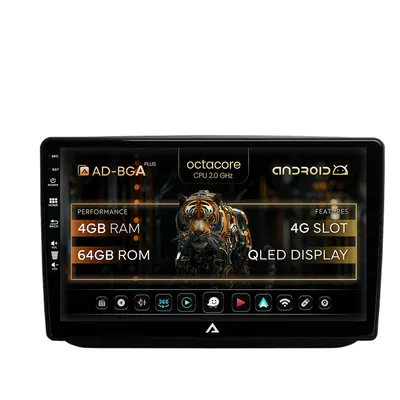Navigatie Skoda Fabia (2007-2014), Android, A-Octacore 4GB RAM + 64GB ROM, 10.1 Inch - AD-BGA10004+AD-BGRKIT046