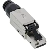 Conector ecranat RJ45 Cat.8.1 pentru fir solid, InLine 76204C