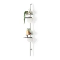 Sistem modular de rafturi alb mat din metal 27x203,5x35 cm Solis – Umbra